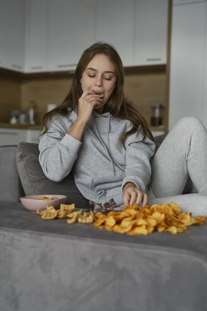 comer para llenar un vacio