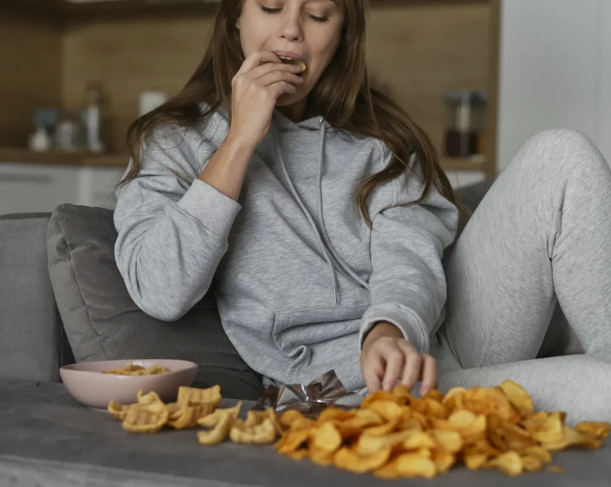 comer para llenar un vacio